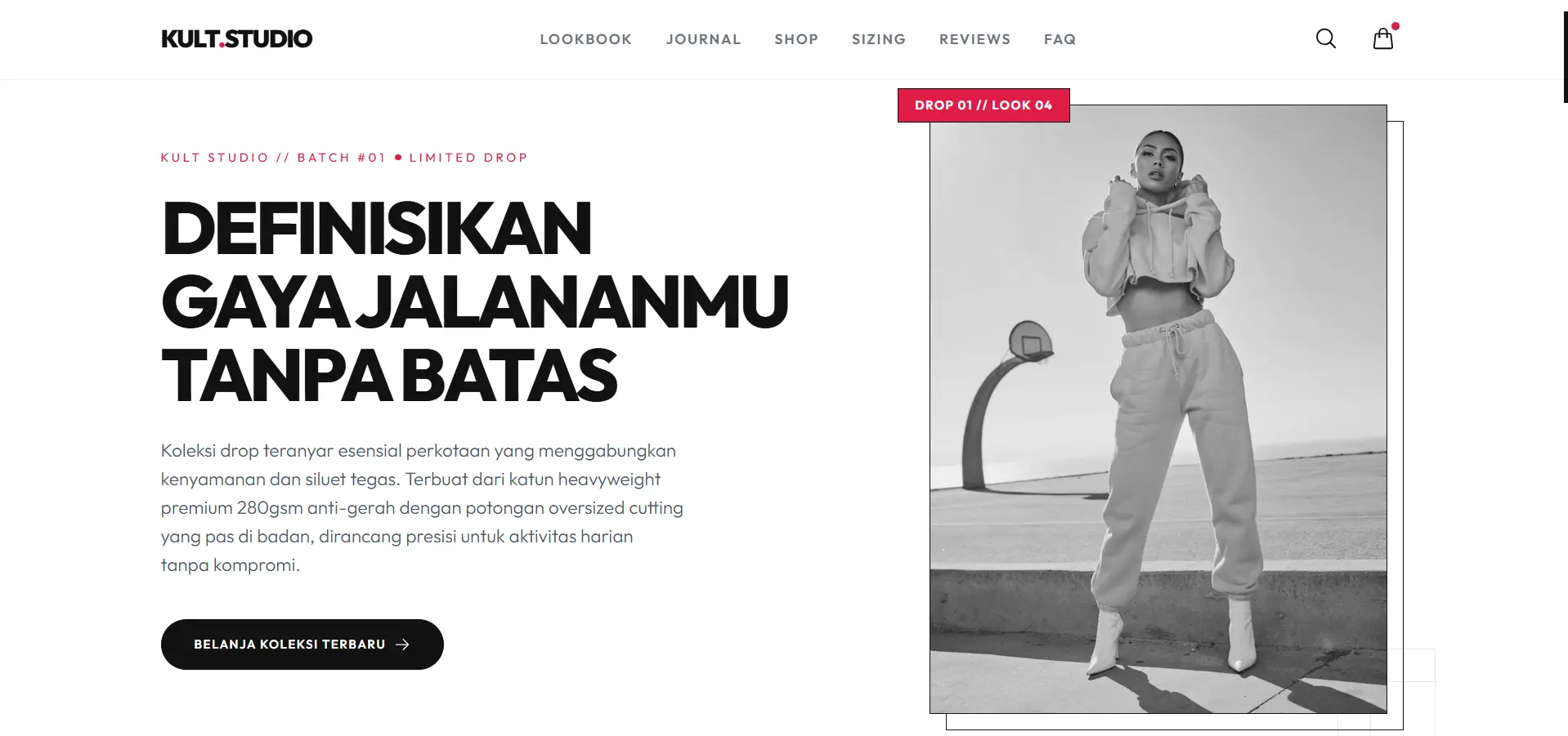 Template Toko Online Fashion - Jasa Pembuatan Website Tangerang oleh FirKaizen Digital ID