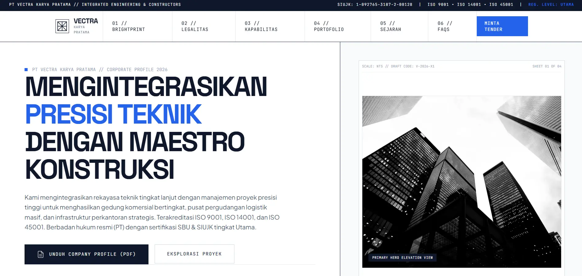 Company Profile Kontraktor Bangunan Tangerang oleh FirKaizen Digital ID
